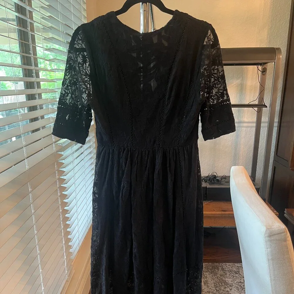 Free People Mountain Laurel Lace Crochet Midi - Picture 2 of 5